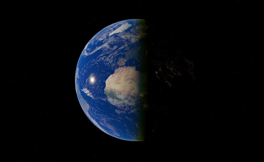 Earth night view from space Aurora from space - NASAアルテミス2号、史上最も美しい地球夜景を撮影!オーロラと大気光が織りなす宇宙の芸術